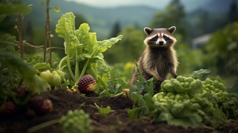 What About Food Gardens - Raccoon garden problem what to do 